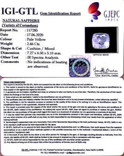 2.73 Ratti Natural Ceylonese Pukhraj Stone with Govt Lab Certificate-(8991)
